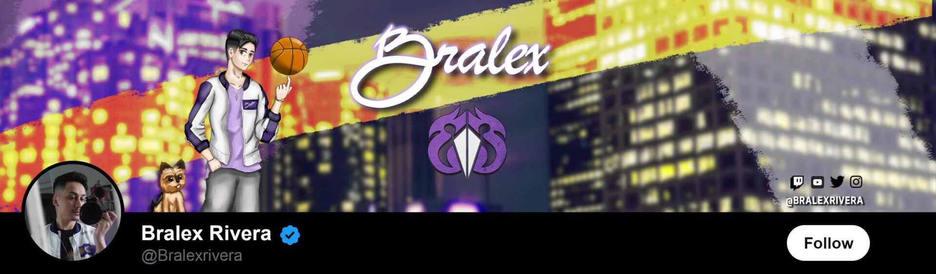 Twitter Banner example